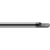Engraving Cutter: 60 °, 1/8" Dia, Tip Radius Point, Solid Carbide