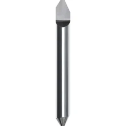 Engraving Cutters: Cutter Diameter (Inch): 1/4; Cutter Diameter (Decimal Inch): 0.2500; Point Shape: Tipped Off