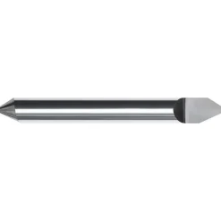 Engraving Cutters: Cutter Diameter (Inch): 1/4; Cutter Diameter (Decimal Inch): 0.2500; Point Shape: Tipped Off