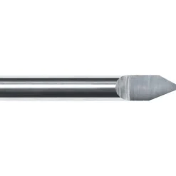 Engraving Cutters: Cutter Diameter (Inch): 1/8; Cutter Diameter (Decimal Inch): 0.1250; Point Shape: Tip Radius