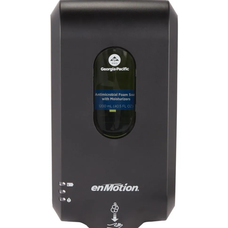 Enmotion Gen2 Automated Touchless Soap & Sanitizer Dispenser, Black
