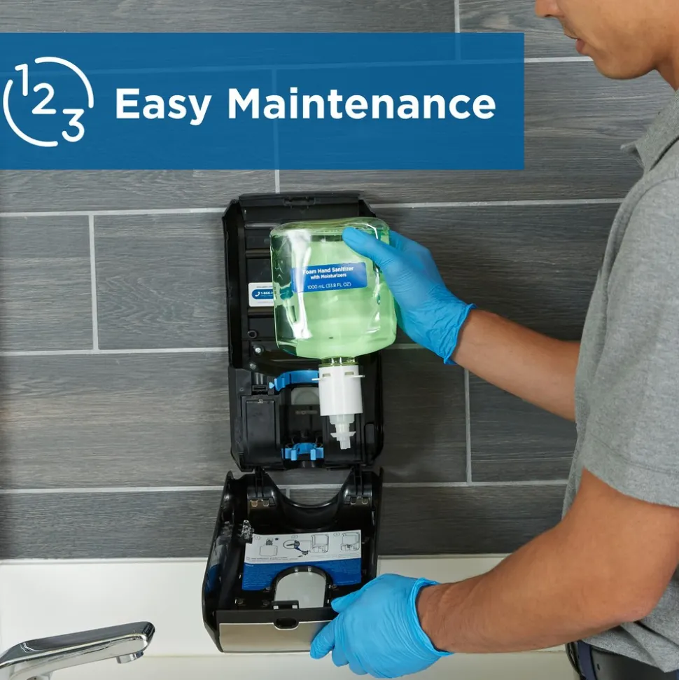 Enmotion Gen2 Automated Touchless Soap & Sanitizer Dispenser, Black