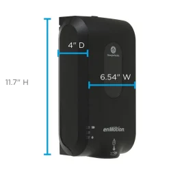 Enmotion Gen2 Automated Touchless Soap & Sanitizer Dispenser, Black