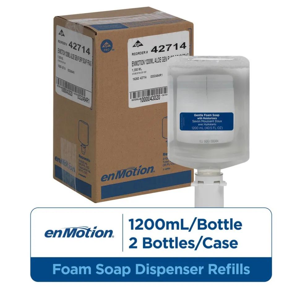 Enmotion Gen2 Moisturizing Foam Soap Dispenser Refills, Dye And Fragrance Free