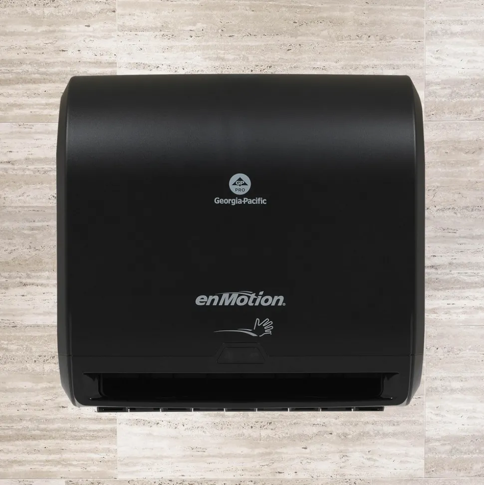 Enmotion Impulse 10" 1-Roll Automated Touchless Paper Towel Dispenser, Black