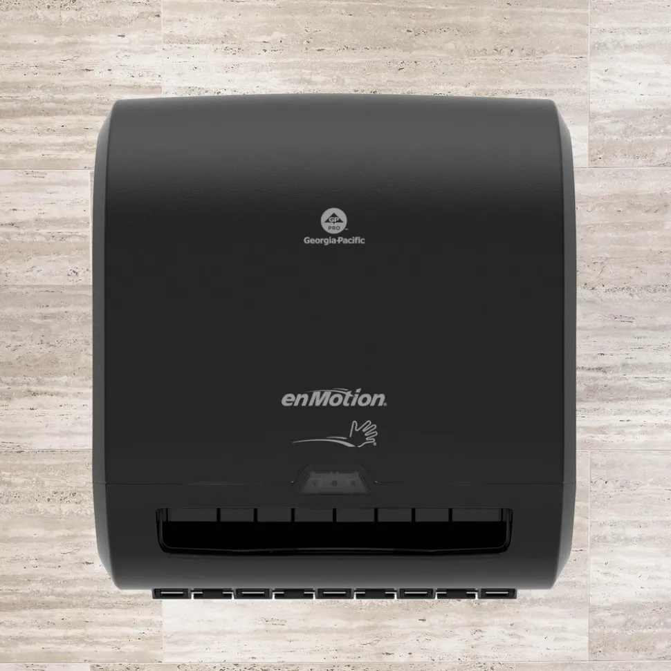 Enmotion Impulse 8" 1-Roll Automated Touchless Paper Towel Dispenser, Black