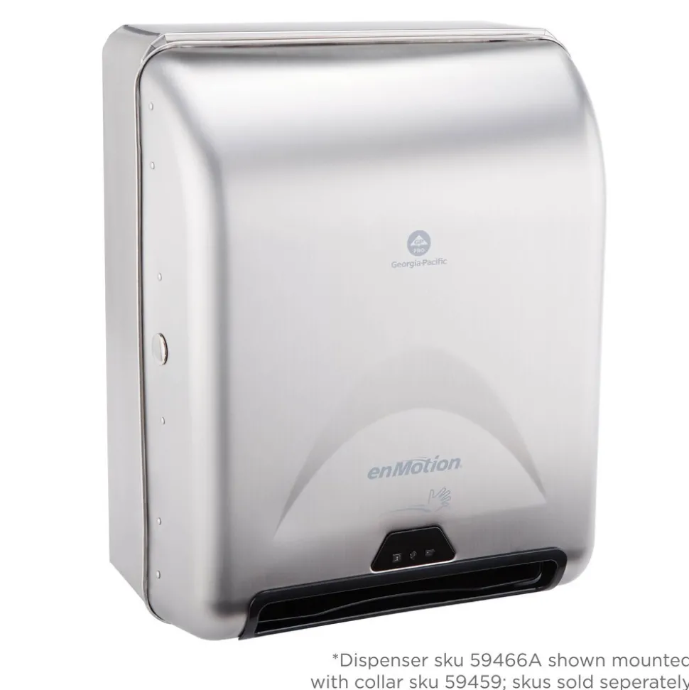 Enmotion 8" Recessed Automated Touchless Paper Towel Dispenser, Stainless Steel
