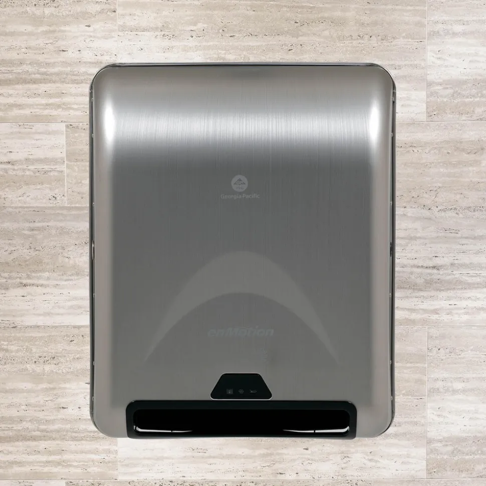 Enmotion 8" Recessed Automated Touchless Paper Towel Dispenser, Stainless Steel