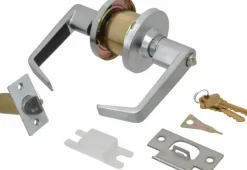 Entry Lever Lockset for Up to 1-3/4" Thick Doors