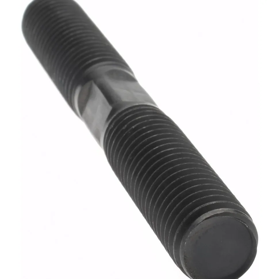 Equal Double Threaded Stud: 1/2-13, 4" OAL