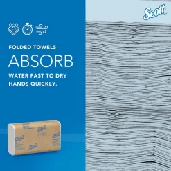 Essential C-Fold Paper Towels (01510), with Fast-Drying Absorbency Pocketsâ„¢, White