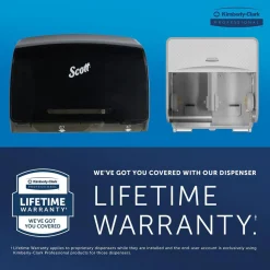 Essential Coreless Jumbo Roll Toilet Paper Dispenser, 2 Roll Capacity, Black, 20.1