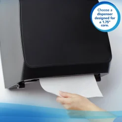 Essential High Capacity Hard Roll Paper Towels, 1.75