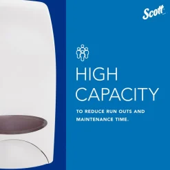 Essential High Capacity Manual Skin Care Dispenser, White, 1.0 L Capacity, 4.85