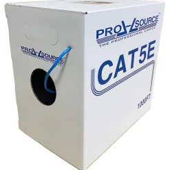 Ethernet Cable: Cat5e, 24 AWG, Unshielded