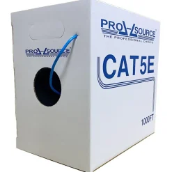 Ethernet Cable: Cat5e, 24 AWG, Unshielded
