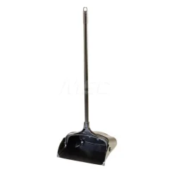 Executive Series Lobby Pro Upright Dust Pan, Long-Handle, Black