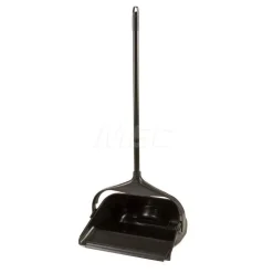 Executive Series Lobby Pro Upright Dust Pan, Long-Handle, Black