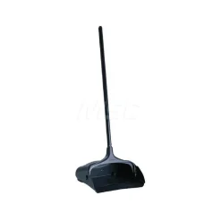 Executive Series Lobby Pro Upright Dust Pan, Long-Handle, Black