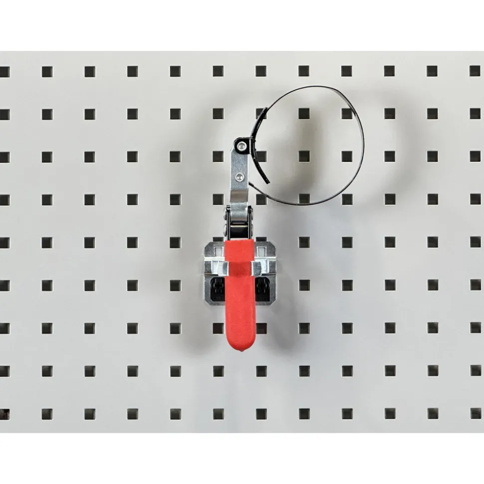 Extended Spring Clip Pegboard Hook