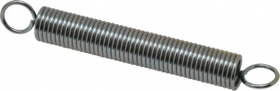 Extension Spring: 0.5" OD, 16.71 lb Max Load, 6.15" Extended Length, 0.0625" Wire Dia