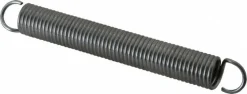 Extension Spring: 0.73" OD, 33.97 lb Max Load, 8.98" Extended Length, 0.0915" Wire Dia