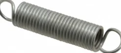 Extension Spring: 1/2" OD, 19 lb Max Load, 4.09" Extended Length, 0.063" Wire Dia