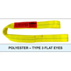 Eye & Eye Web Sling: 6' Long, 1