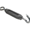 38 (Eye) & 44 (Hook) Lb Load Limit, #10 Thread Dia, 1-1/2" Take Up, Aluminum Hook & Eye Turnbuckle