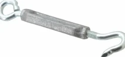 144 (Eye) & 174 (Hook) Lb Load Limit, 3/8" Thread Dia, 2-7/8" Take Up, Aluminum Hook & Eye Turnbuckle