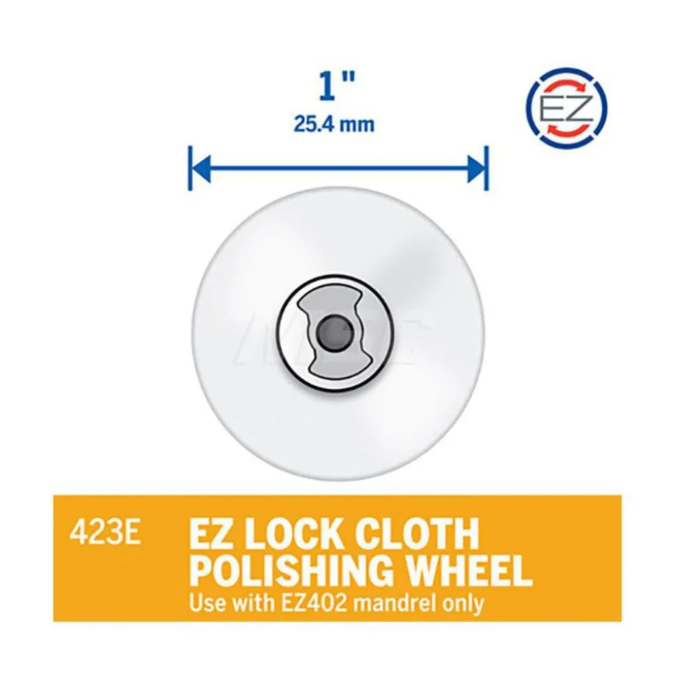 EZ Lock Cloth Polishing Wheel: Use with Dremel Rotary Tool