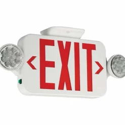 1 Face Ceiling & Wall Mount LED Combination Exit Signs