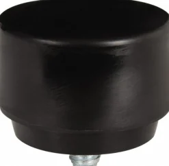 2" Face Dia, Grade Hard, Black Hammer Tip/Face