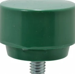 1-1/2" Face Dia, Grade Tough, Green Hammer Tip/Face