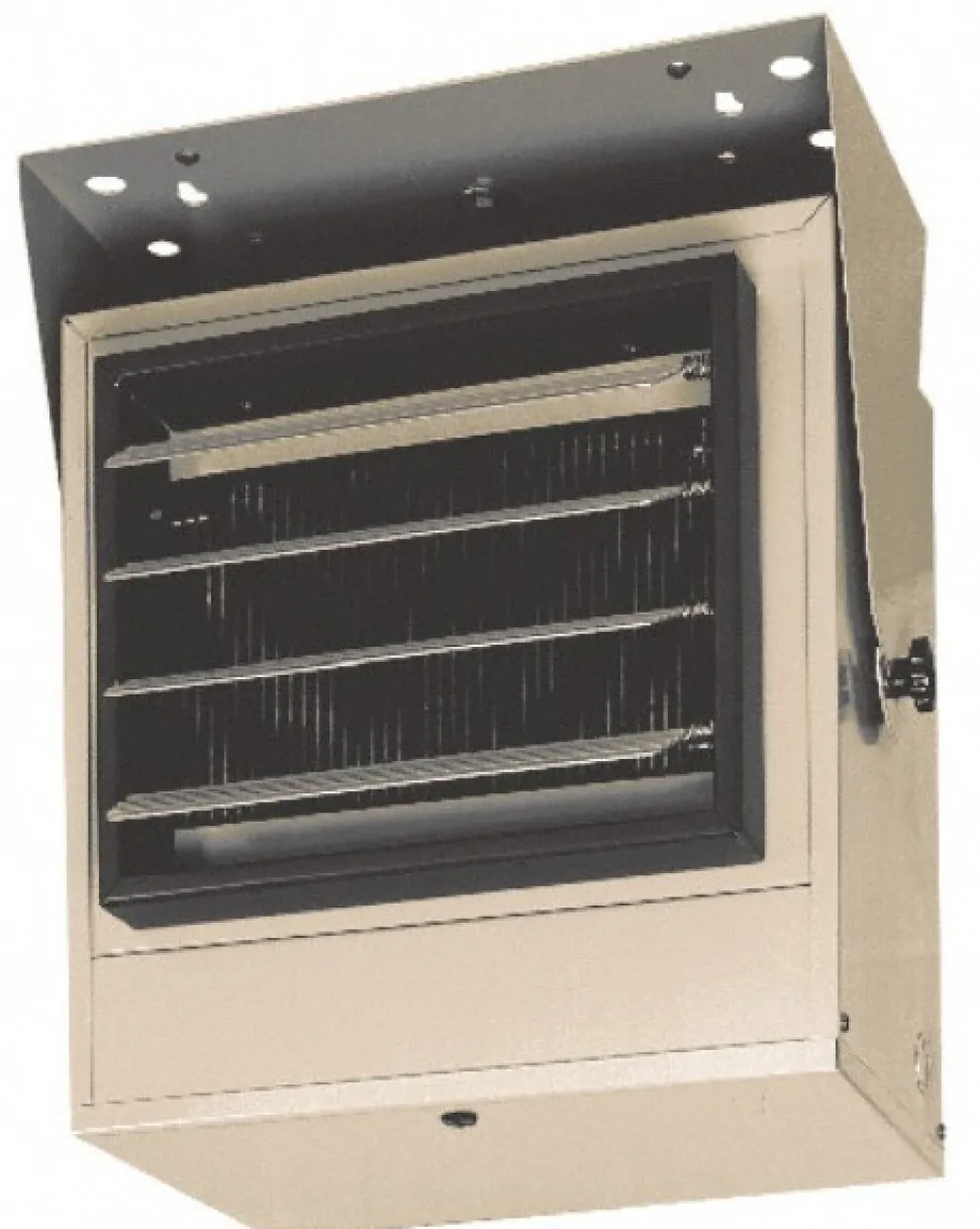 Fan Forced Unit Heater: 17065 Btu/h Heating Capacity, Three Phase, 480V