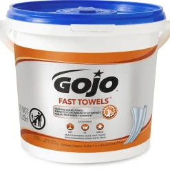 Fast Hand and Surface Towels, Fresh Citrus Scent, Multi-Purpose Heavy Duty Textured Wet Towels Bucket