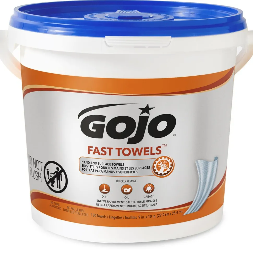 Fast Hand and Surface Towels, Fresh Citrus Scent, Multi-Purpose Heavy Duty Textured Wet Towels Bucket