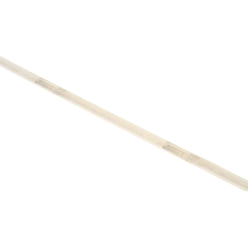 Feeler Gage: 0.002" Thick, 0.5" Wide, 12" Long