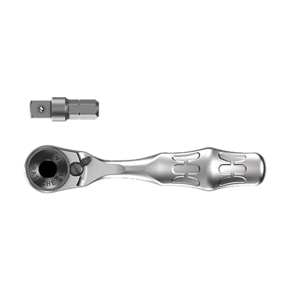 Female Drive Ratchet: 1/4" Drive, Pear Head