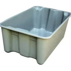 Fiberglass Storage Tote: 300 lb Capacity