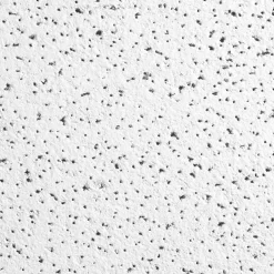 FINE FISSURED 24 in x 24 in Angled Tegular Edge Ceiling Tile, White