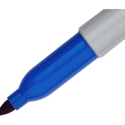 Fine Point Permanent: Blue, Solvent-Based, Point Tip