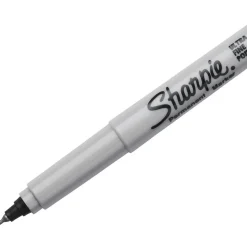 Fine Point Permanent: Jet Black, Solvent-Based, Ultra Fine Tip