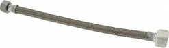 1/2" FIP Inlet, 7/8" Ballcock Outlet, Brass Flexible Connector