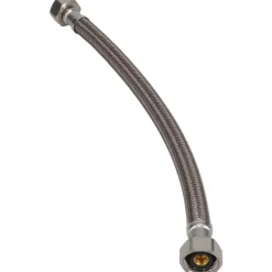 1/2" FIP Inlet, 1/2" FIP Outlet, Brass Flexible Connector