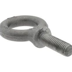 Fixed Lifting Eye Bolt: With Shoulder, 2,400 lb Capacity, 1/2-13 Thread, Grade 1030 Steel