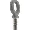 Fixed Lifting Eye Bolt: With Shoulder, 4,000 lb Capacity, 5/8-11 Thread, Grade 1030 Steel