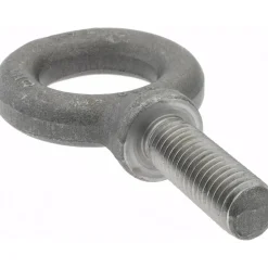 Fixed Lifting Eye Bolt: With Shoulder, 4,000 lb Capacity, 5/8-11 Thread, Grade 1030 Steel