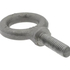 Fixed Lifting Eye Bolt: With Shoulder, 1,300 lb Capacity, 3/8-16 Thread, Grade 1030 Steel