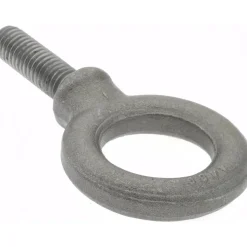 Fixed Lifting Eye Bolt: With Shoulder, 1,300 lb Capacity, 3/8-16 Thread, Grade 1030 Steel